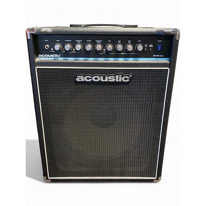 Acoustic Used Acoustic B100MKII 100W 1x15 Bass Combo Amp.gc