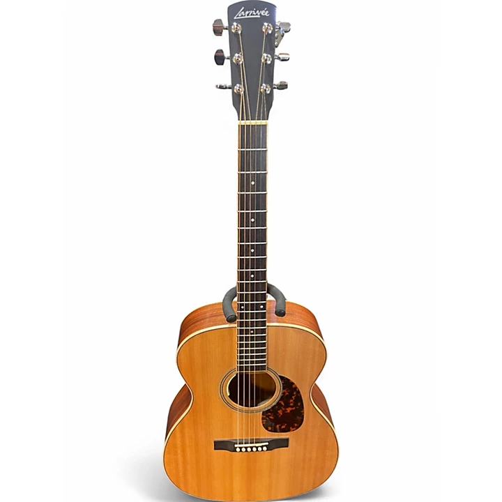Used Larrivee OM 03 Natural Acoustic Electric Guitar