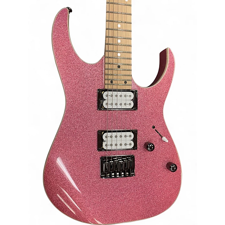 Used Ibanez RG421MSP Pink Sparkle Solid Body Electric Guitar
