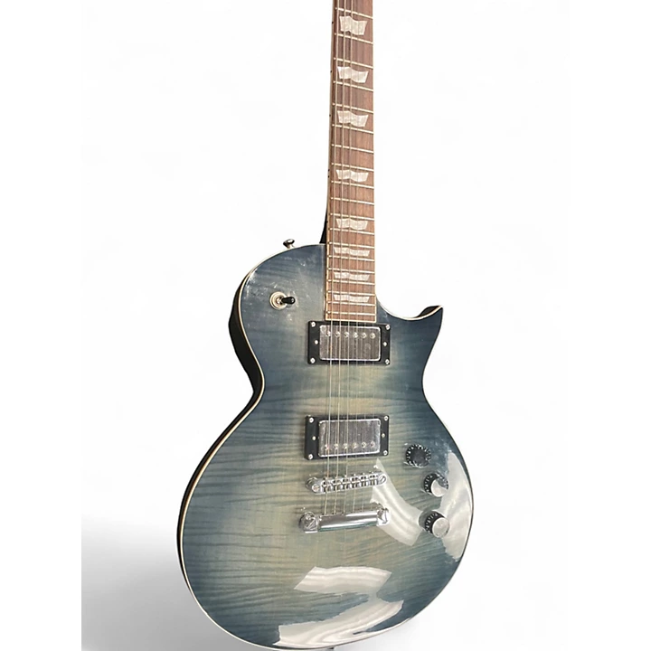 ESP Used ESP LTD EC256 Trans Blue Solid Body Electric Guitar