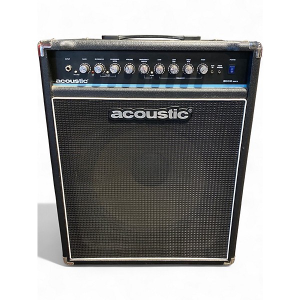 Acoustic Used Acoustic B100MKII 100W 1x15 Bass Combo Amp.gc