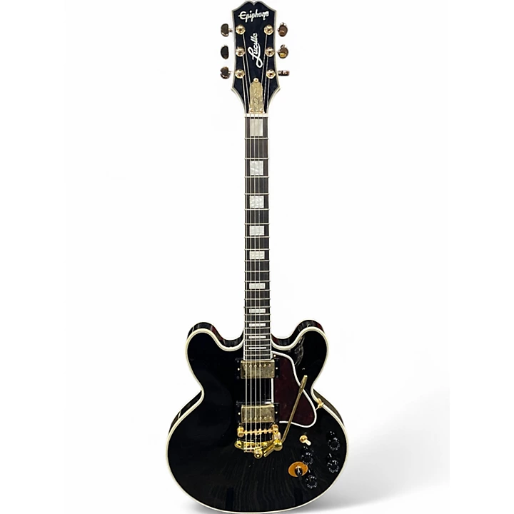 Used Epiphone BB King Lucille Black Hollow Body Electric Guitar
