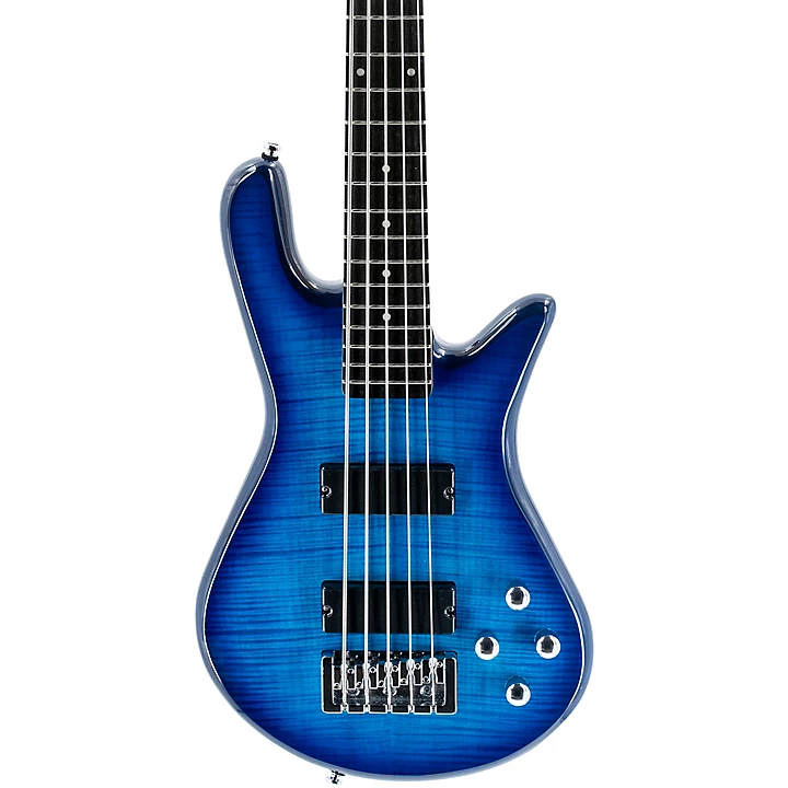 Legend 5 Standard 5 String Electric Bass Guitar Blue Stain