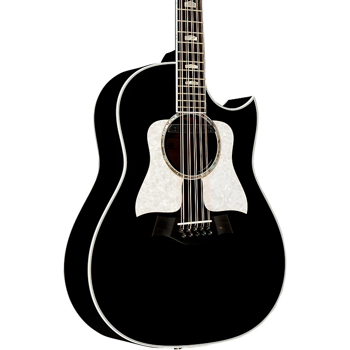 657ce 10 String Grand Pacific Acoustic Electric Bajo Quinto Black