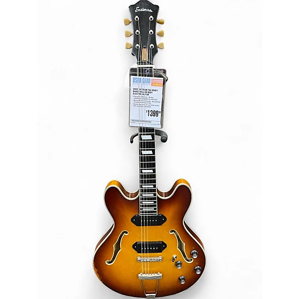Eastman Used Eastman T64 Honey Burst Hollow Body Electric Guitar.gc
