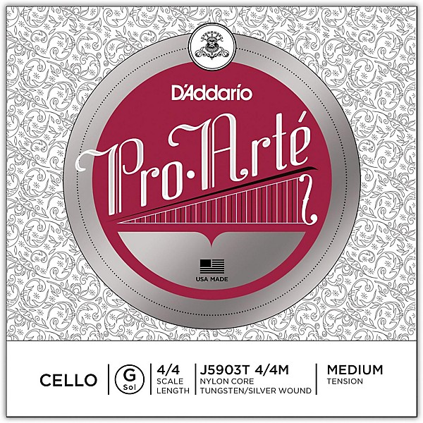 Pro Arte Series Cello G String 4 4 Size Tungsten