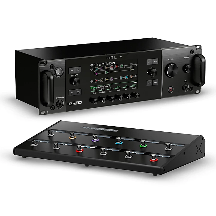Line 6 Helix Rack Rackmountable Multi Effects Processor With Foot Controller