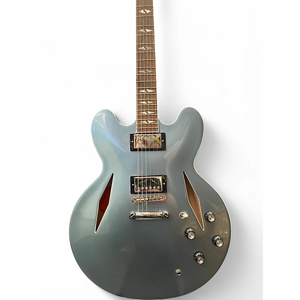 Used Epiphone Dave Groh DG335 Pelham Blue Hollow Body Electric Guitar