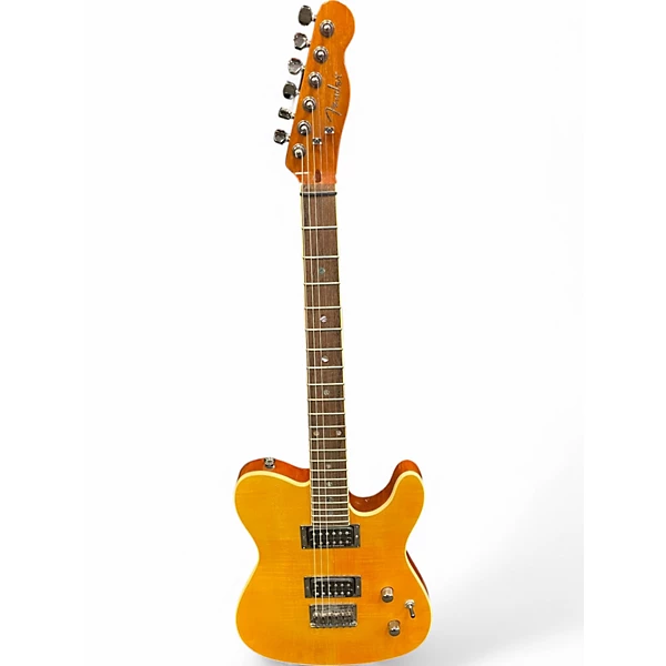 Used Fender FMT TELECASTER Amber Solid Body Electric Guitar