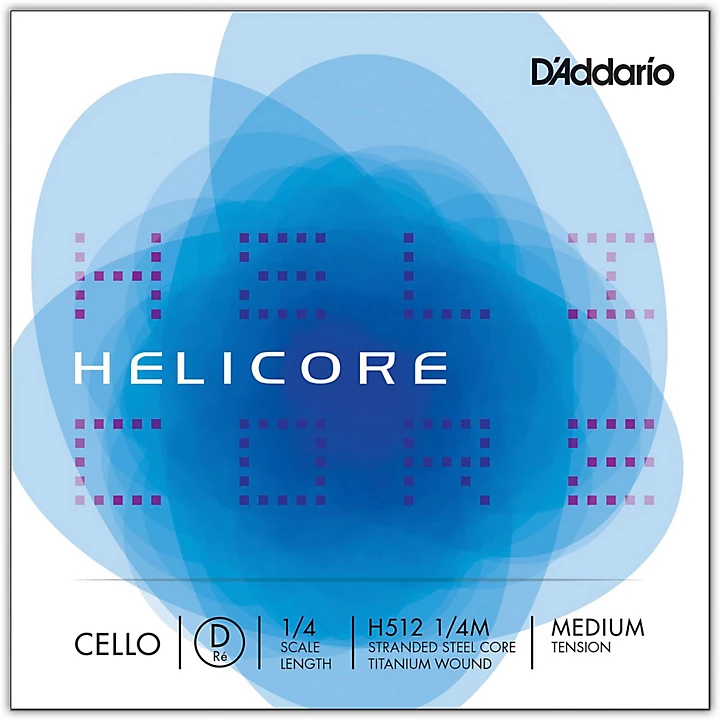 Helicore Series Cello D String 1 4 Size