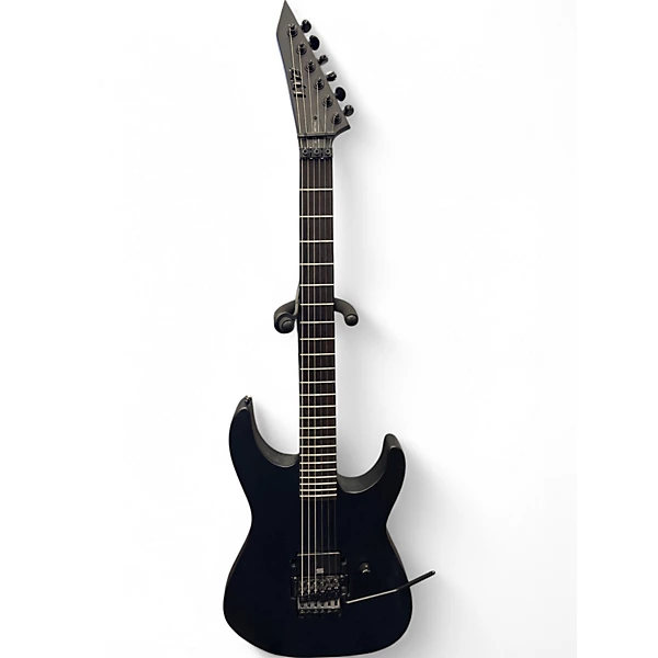 Used ESP LTD Black Metal Black Solid Body Electric Guitar