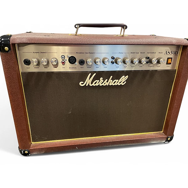 Marshall Used Marshall AS50D 50W 2X8 Acoustic Guitar Combo Amp