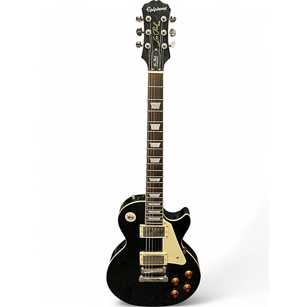 Used Epiphone Les Paul Standard Black Solid Body Electric Guitar