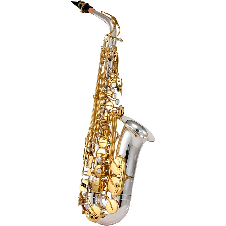 JAS1100SG Alto Saxophone Silver Plated Gold Lacquer Keys