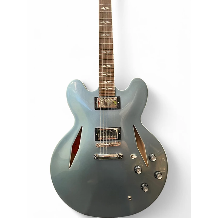 Used Epiphone Dave Groh DG335 Pelham Blue Hollow Body Electric Guitar