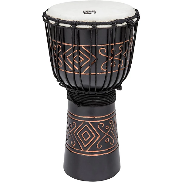 Toca Street Series Black Onyx Djembe Medium