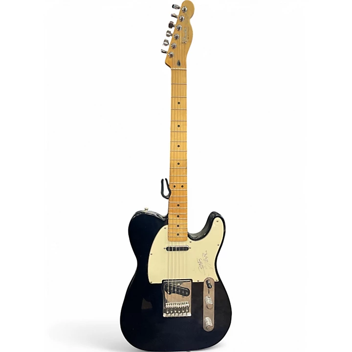 Used Fender STANDARD TELECASTER BLACK Solid Body Electric Guitar