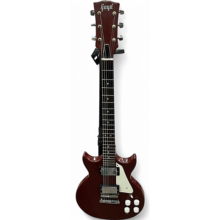 Gaya Used Gaya DOUBLE CUT Burgundy Solid Body Electric Guitar.gc