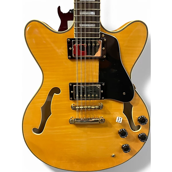Used Agile as820 natural Hollow Body Electric Guitar