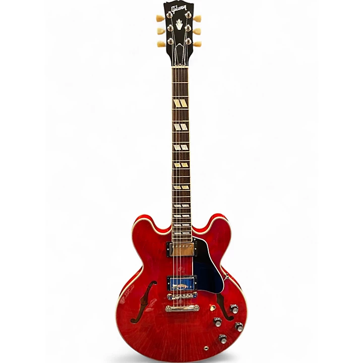 Used Gibson ES345 Cherry Hollow Body Electric Guitar