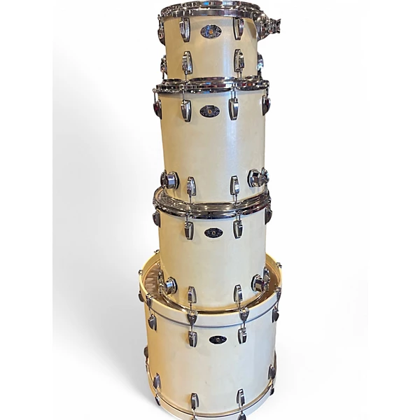 Ludwig Used Ludwig 4 Piece 100TH Anniversary Drumset White Blonde Drum Kit.gc