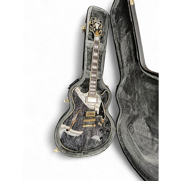 Used D'Angelico EXCELL DC BLACK DOG Hollow Body Electric Guitar