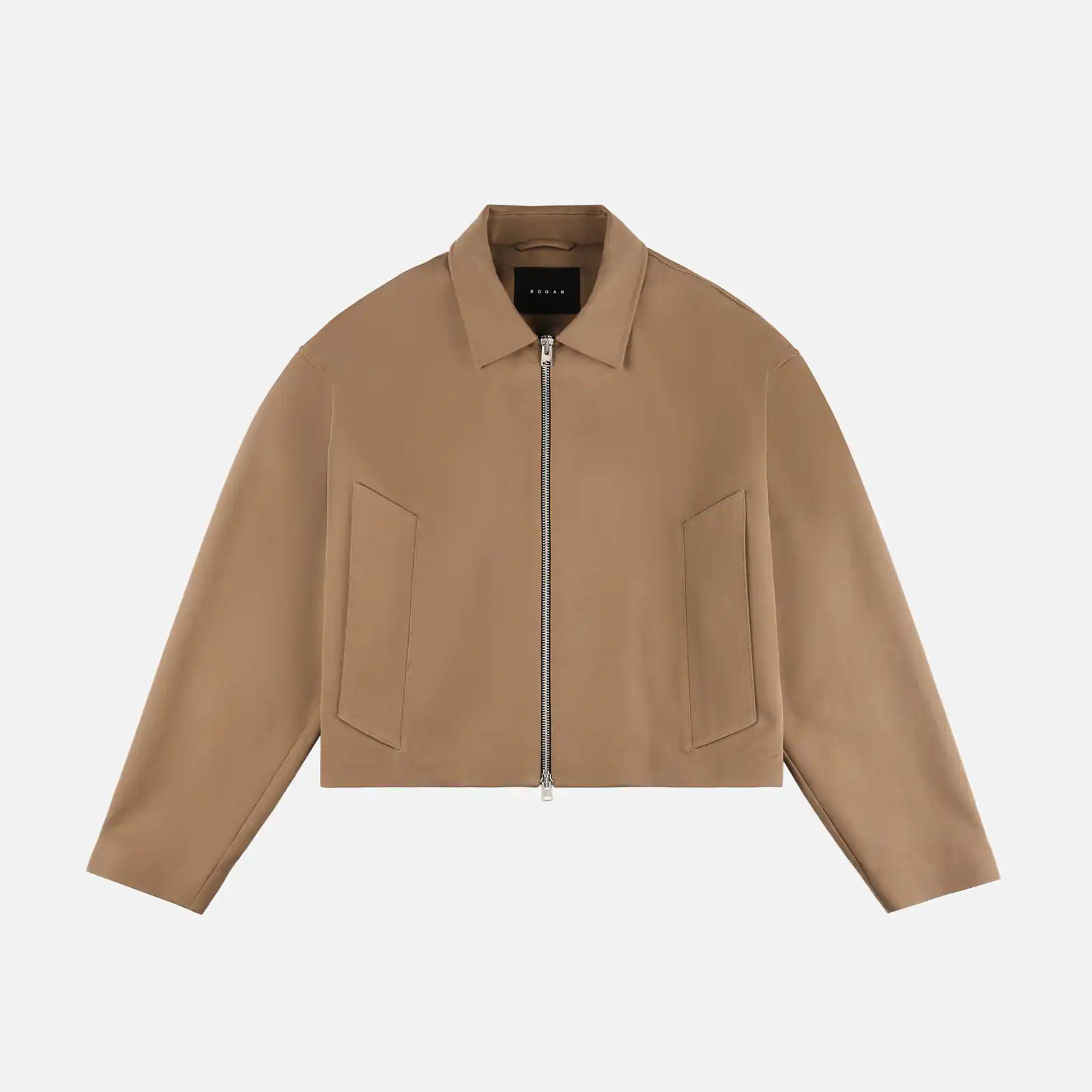 Jacket in cotton gabardine