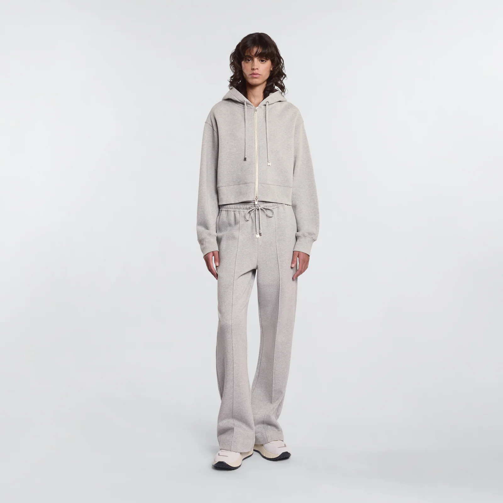 Sweatshirt in cotton and cashmere