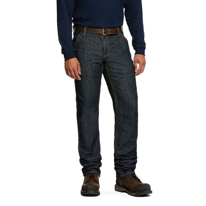 Ariat FR M4 Low Rise Stretch Duralight Workhorse Stackable Straight Leg Jean