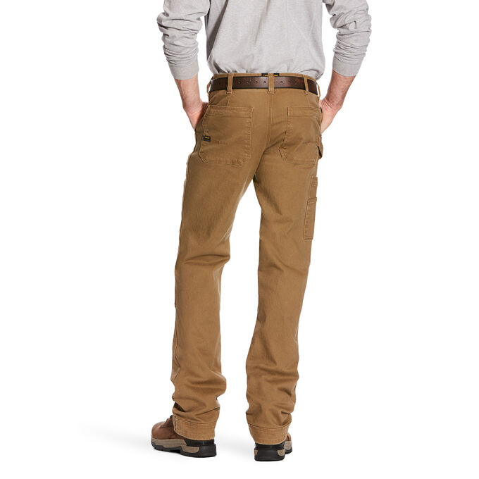 Ariat Rebar M4 Low Rise DuraStretch Washed Twill Dungaree Boot Cut Pant