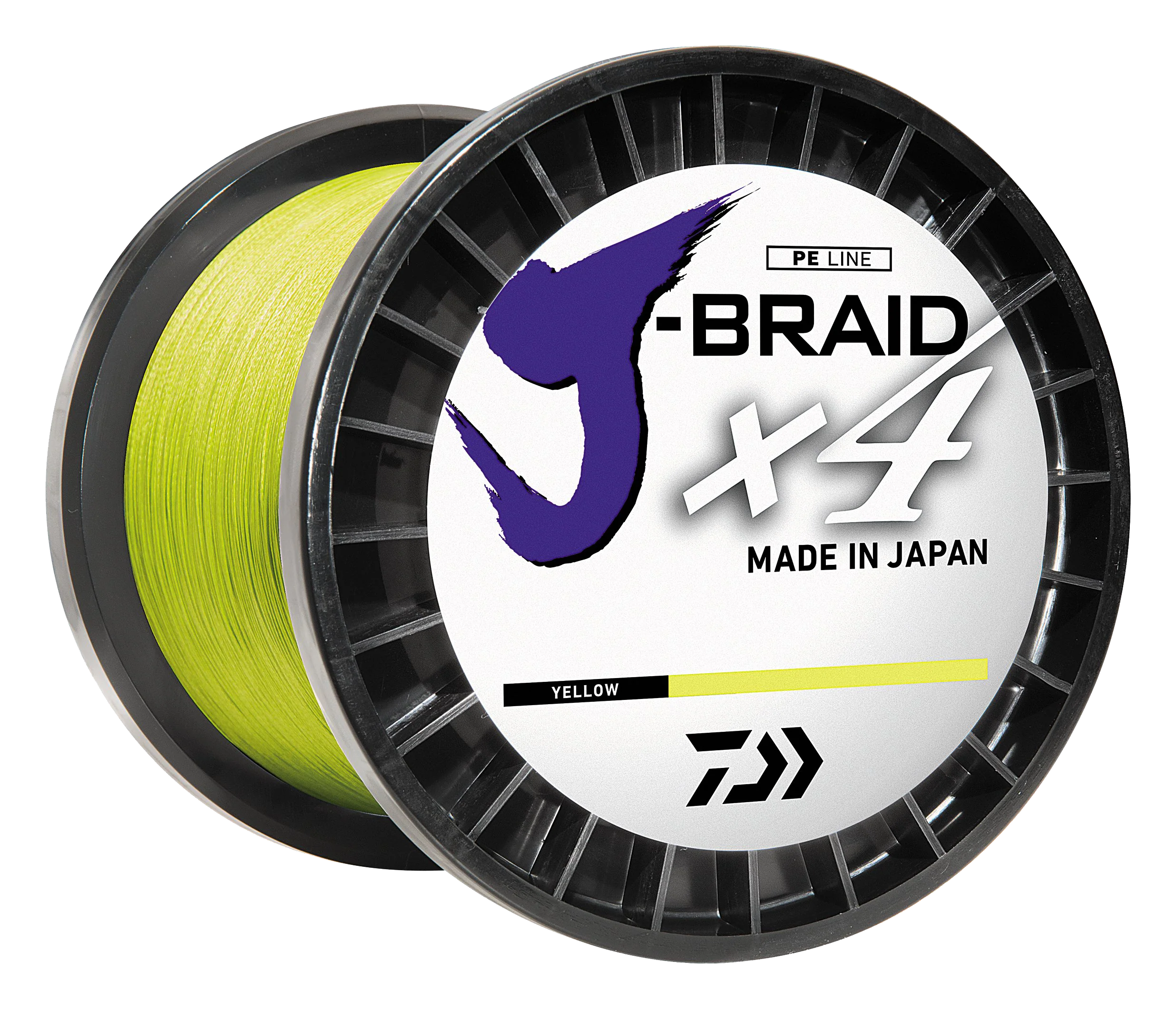 J-BRAID x4 BRAIDED LINE - FLUORESCENT YELLOW