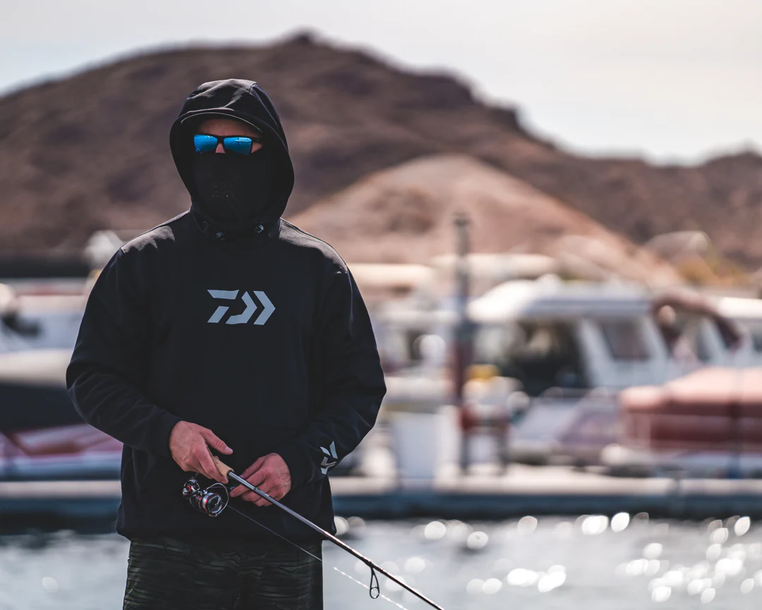 D-VEC HOODED SWEATSHIRT WITH FACEMASK