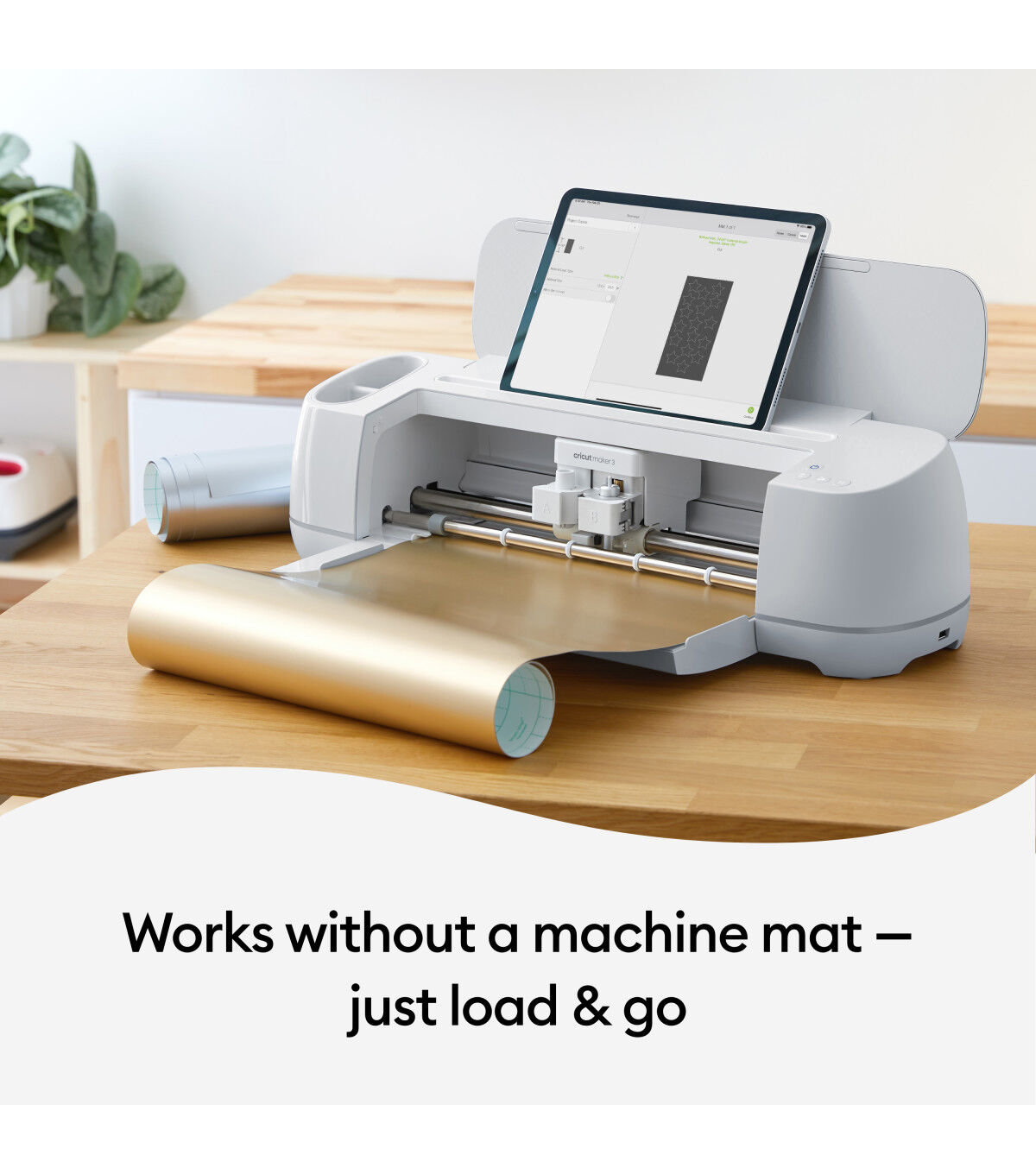 Cricut 13 x 12' Metallic Champagne Removable Smart Vinyl Roll