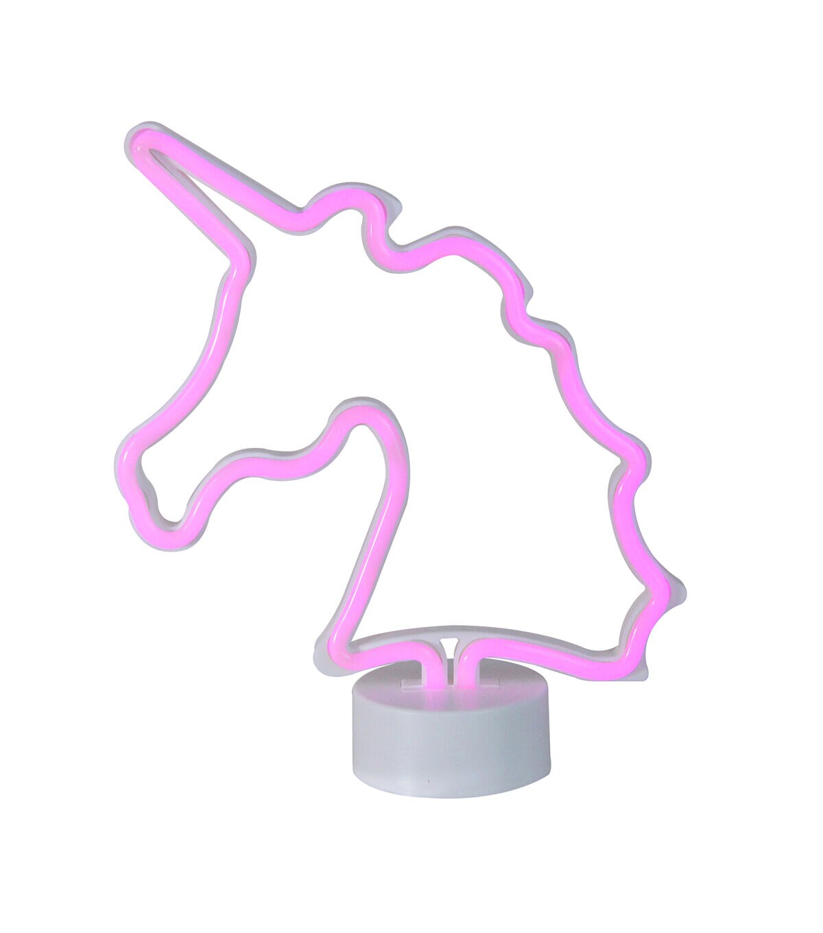 Northlight 11 Battery Operated Neon Style LED Pink Unicorn Table Light