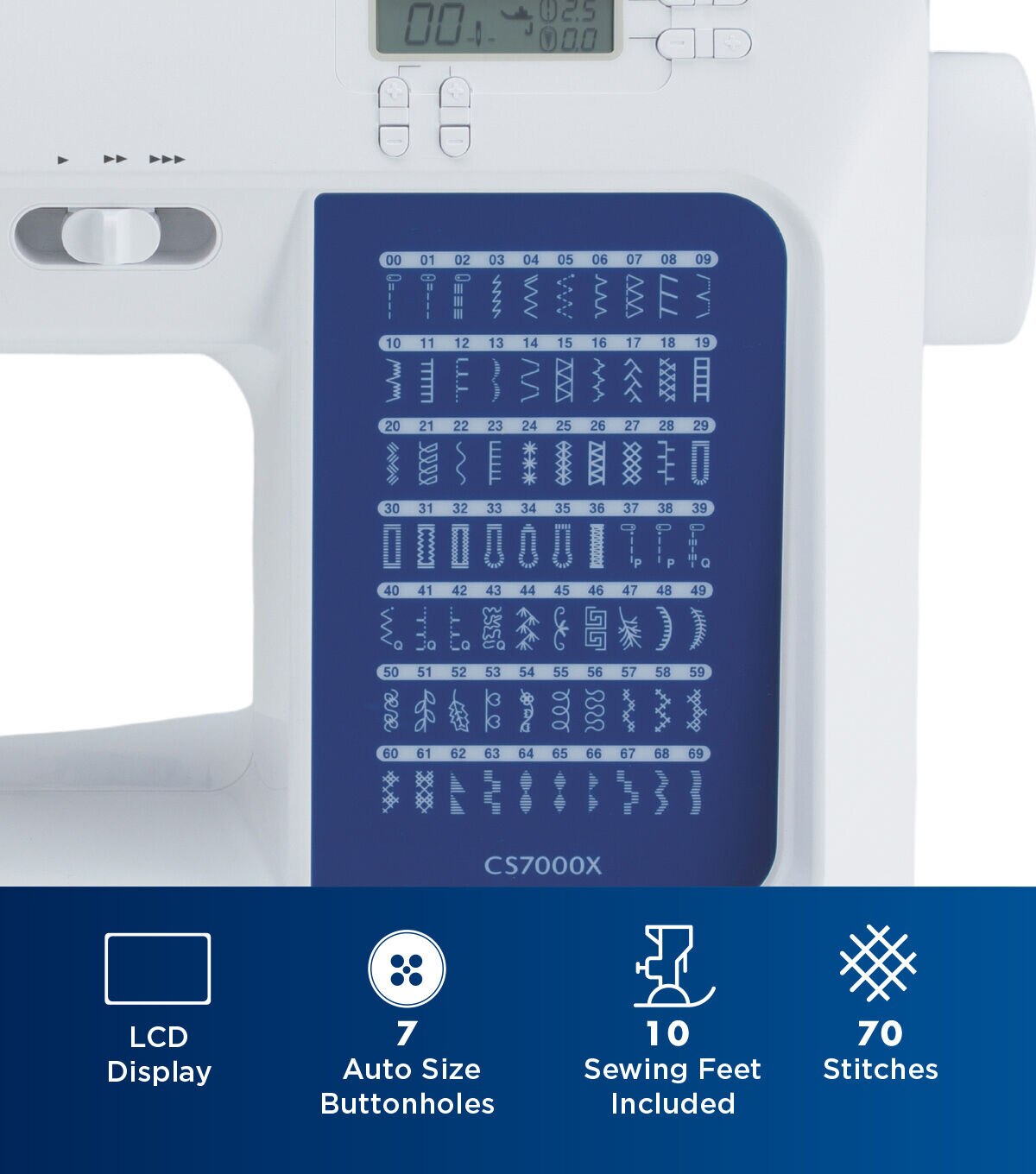 Brother CS7000X Computerized Sewing & Quilting Machine