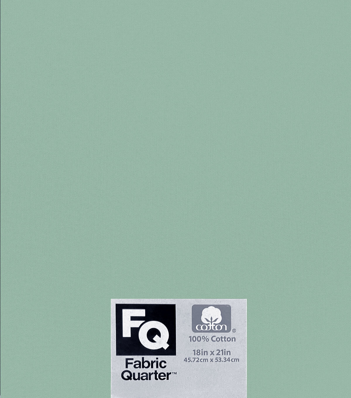Mint Green 1 Piece Cotton Fabric Quarter