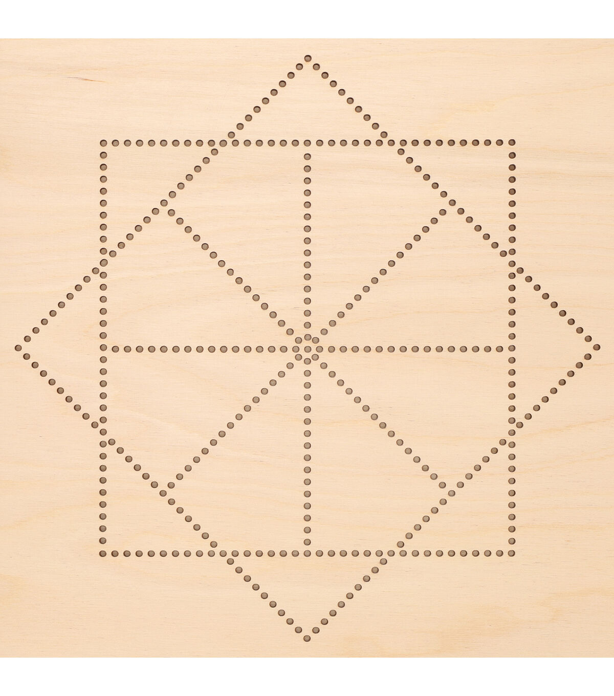 Leisure Arts 11 Lotus Wood Stitching String Art Kit With Shadow Box