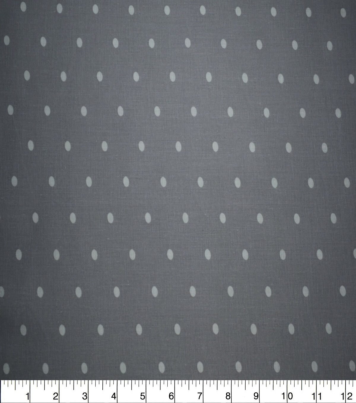 Aspirin Dots on Gray by Quilt Cotton Fabric by Quilter's Showcase