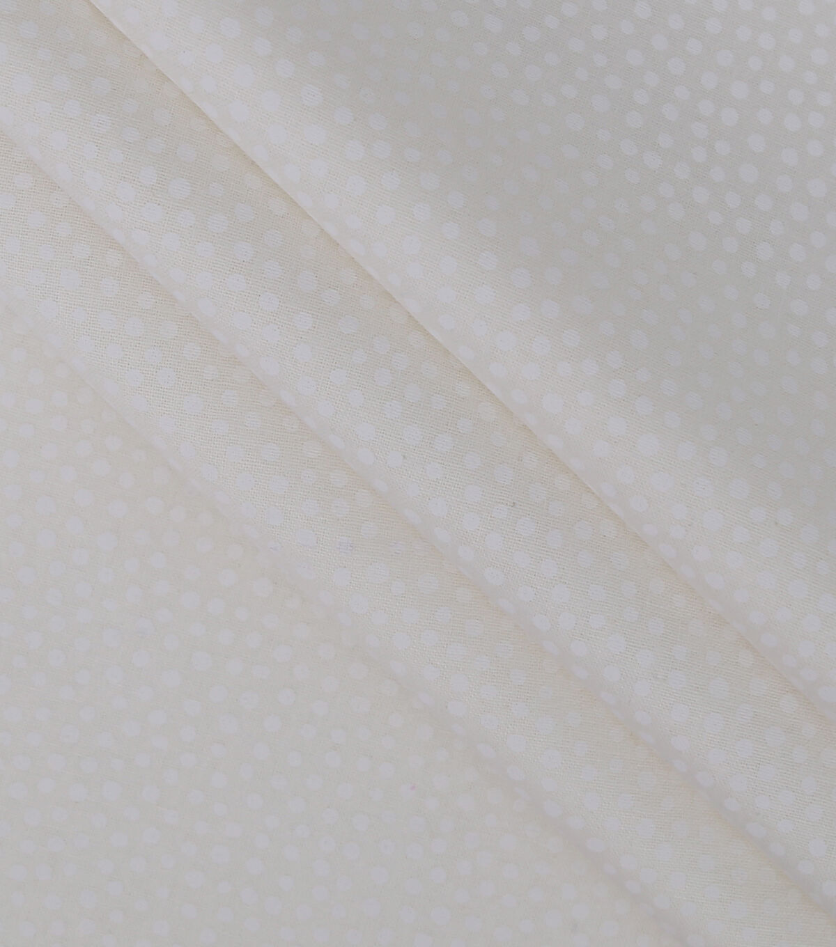 White Painterly Two Done Dot Cotton Fabric by Keepsake Calico