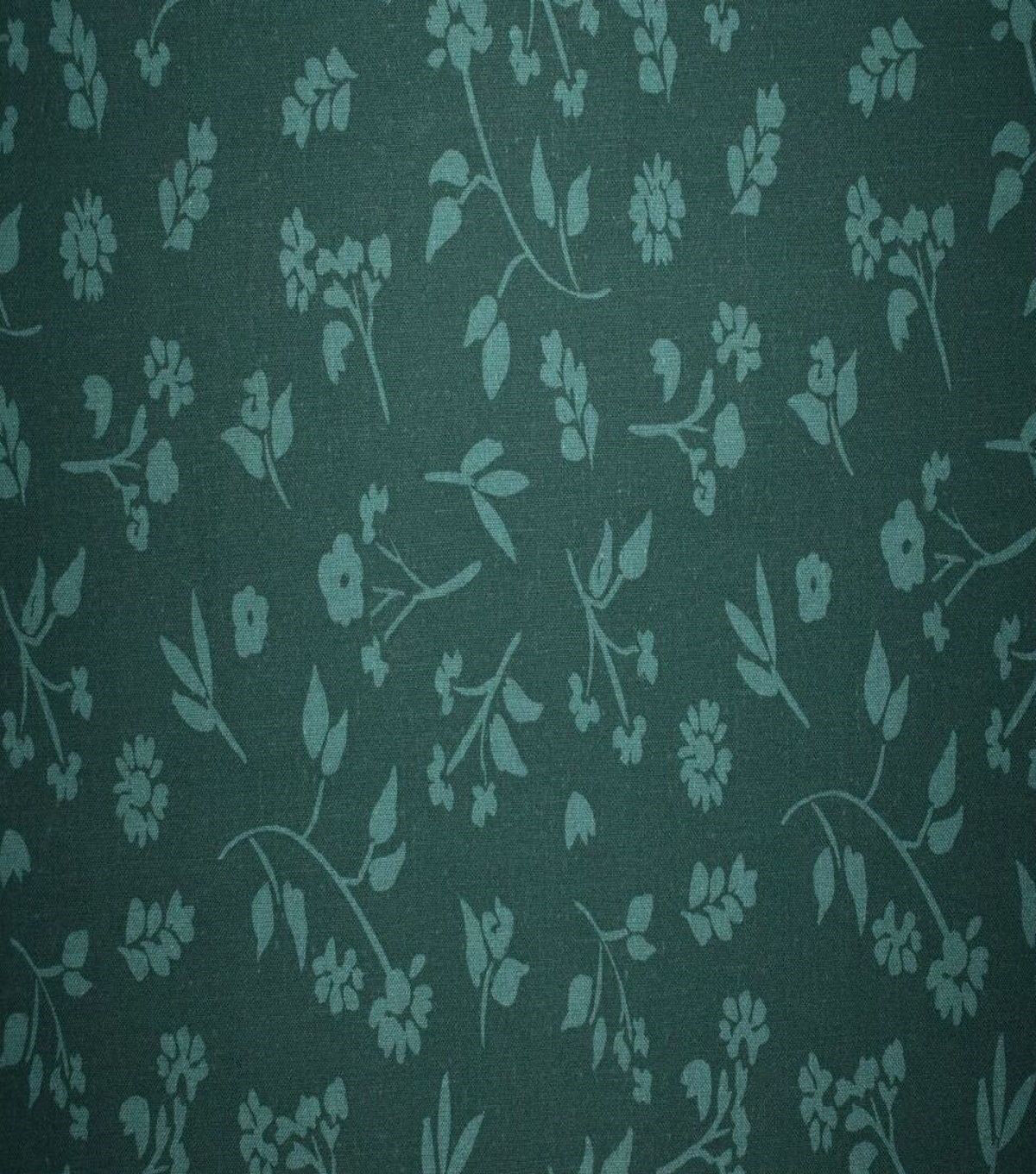Green Tonal Floral Quilt Cotton Fabric by Quilter's Showcase