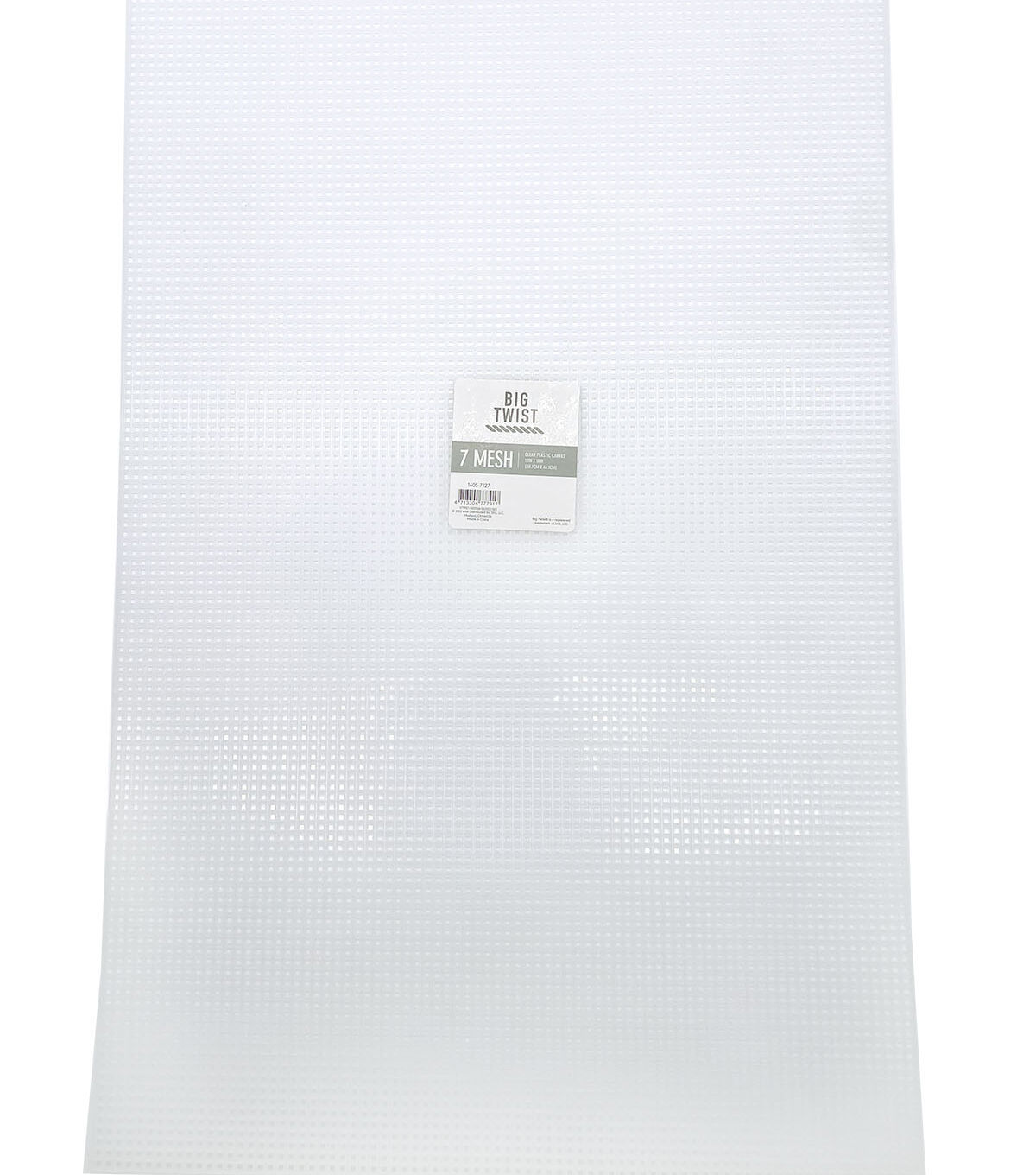 12 x 18 Stiff Clear 7 Plastic Mesh Embroidery Canvas by Big Twist