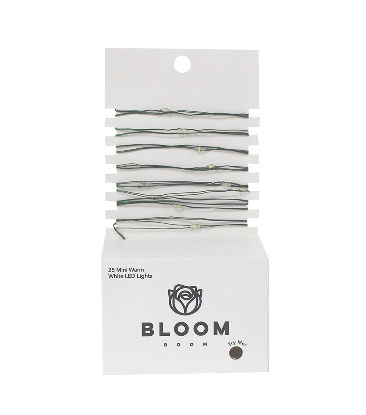 7 LED Green Wire With Warm White String Lights 25ct by Bloom Room