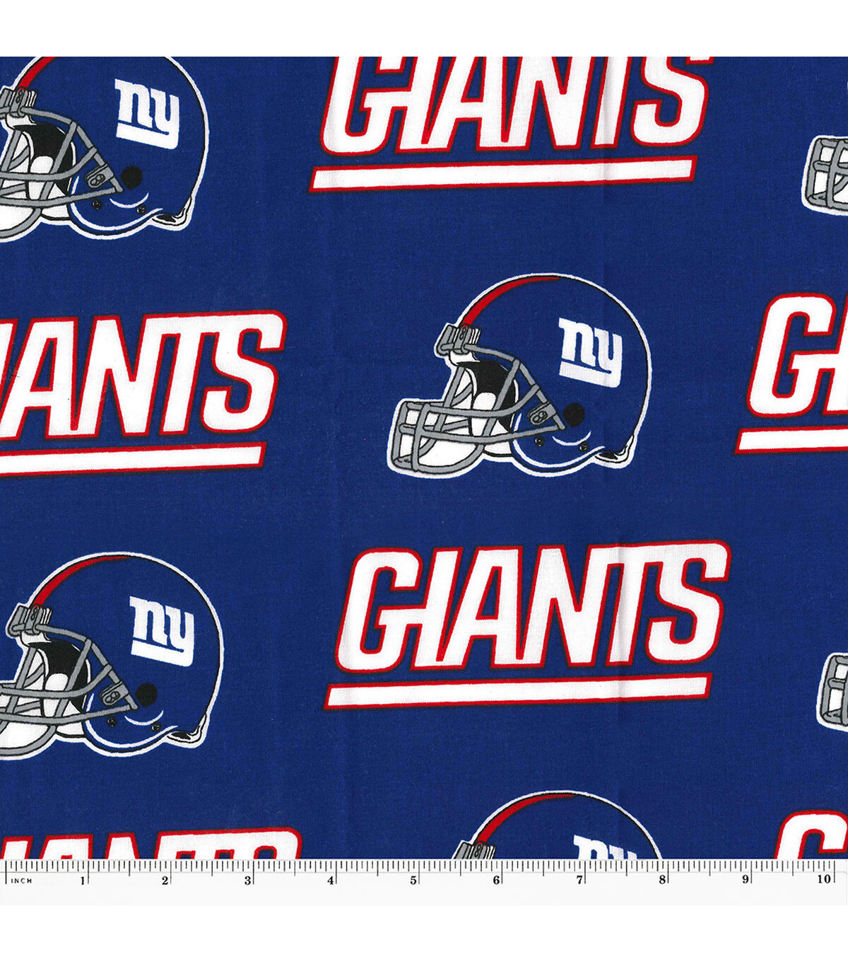 Fabric Traditions New York Giants Cotton Fabric Helmet Logo