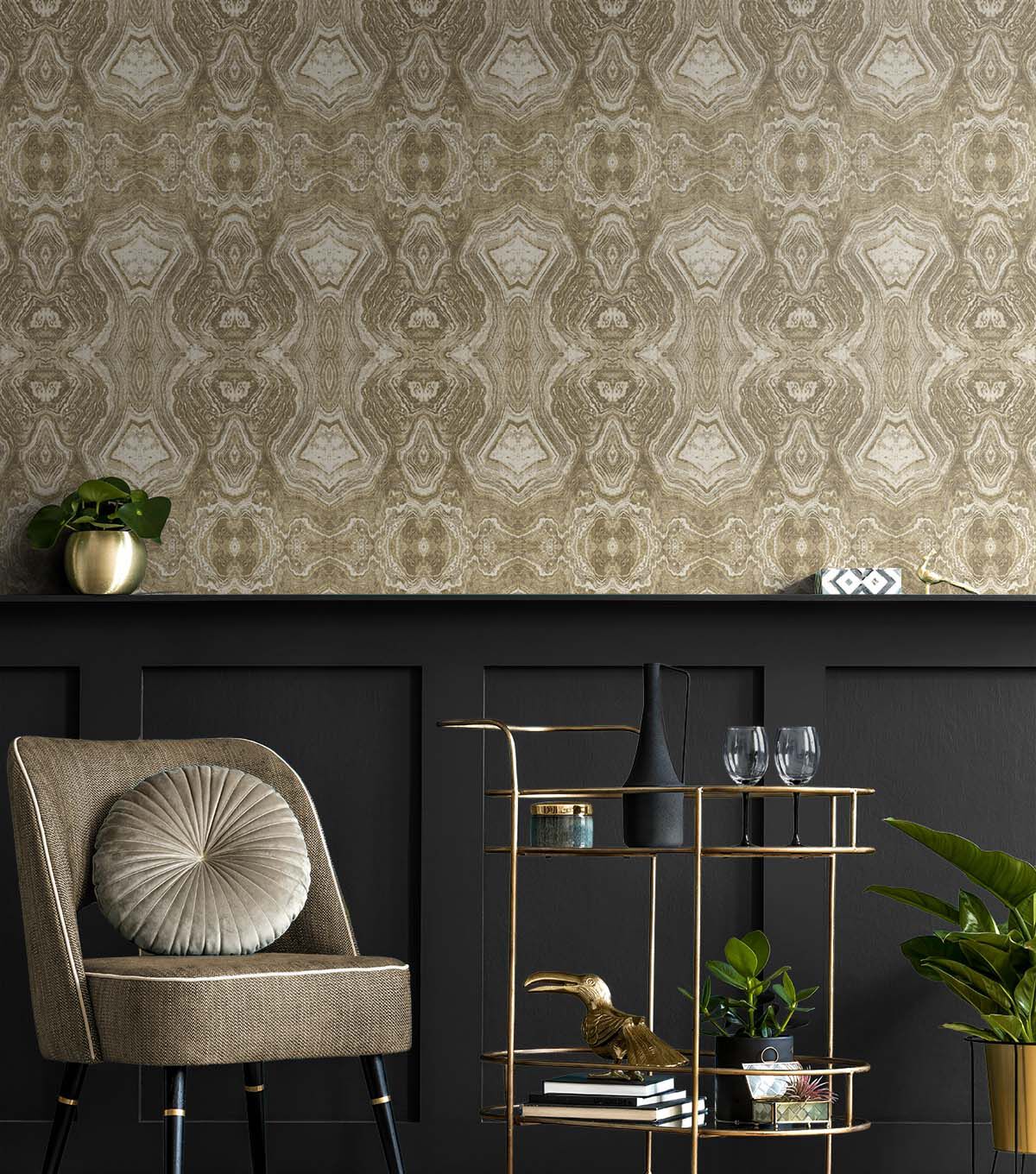 Surface Style 20.5' x 18' Sandrift Mineral Springs Peel & Stick Wallpaper