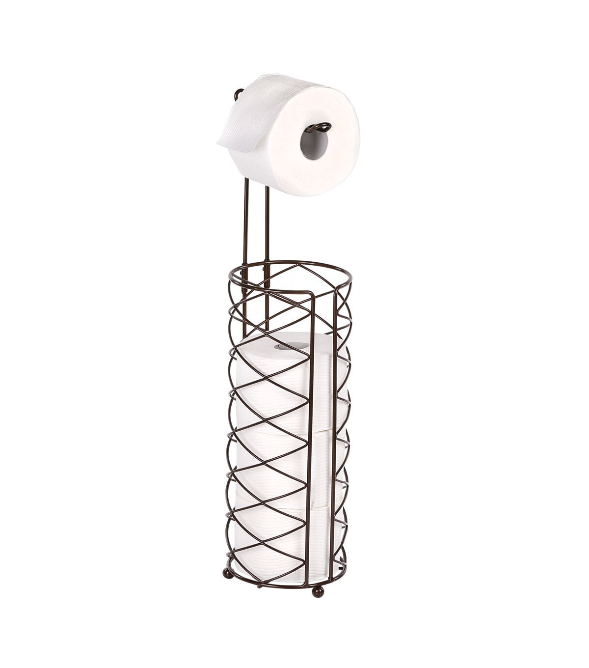 Honey Can Do 6 x 24.5 Oil Rubbed Bronze Toilet Paper Holder