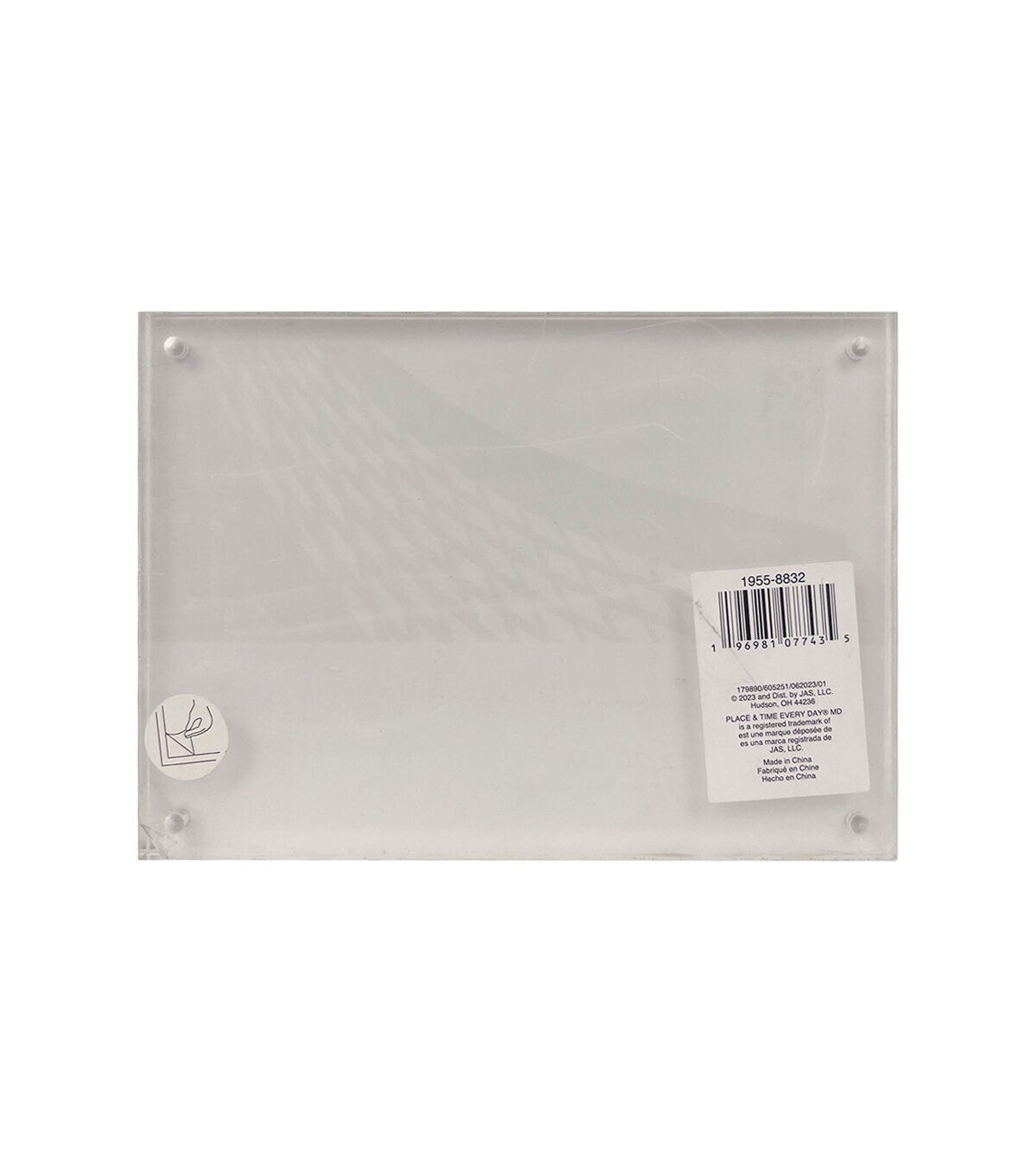 7 x 5 Acrylic Block Tabletop Picture Frame by Place & Time