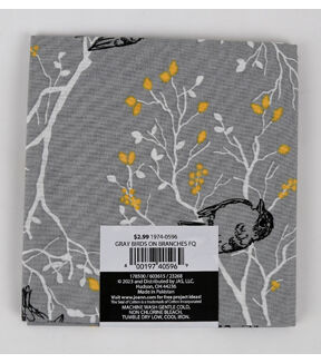 18 x 20 Birds on Branches Cotton Fabric Quarter 1pc by Keepsake Calico