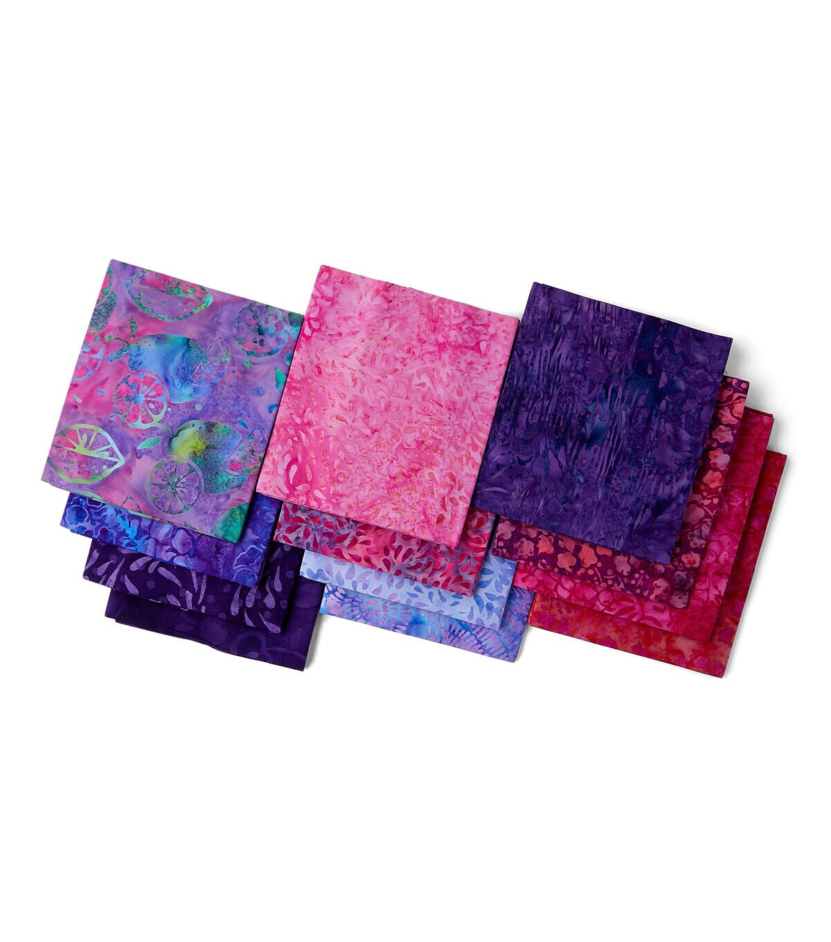 18 x 22 Fruit Punch Cotton Fabric Quarter Bundle 12pc
