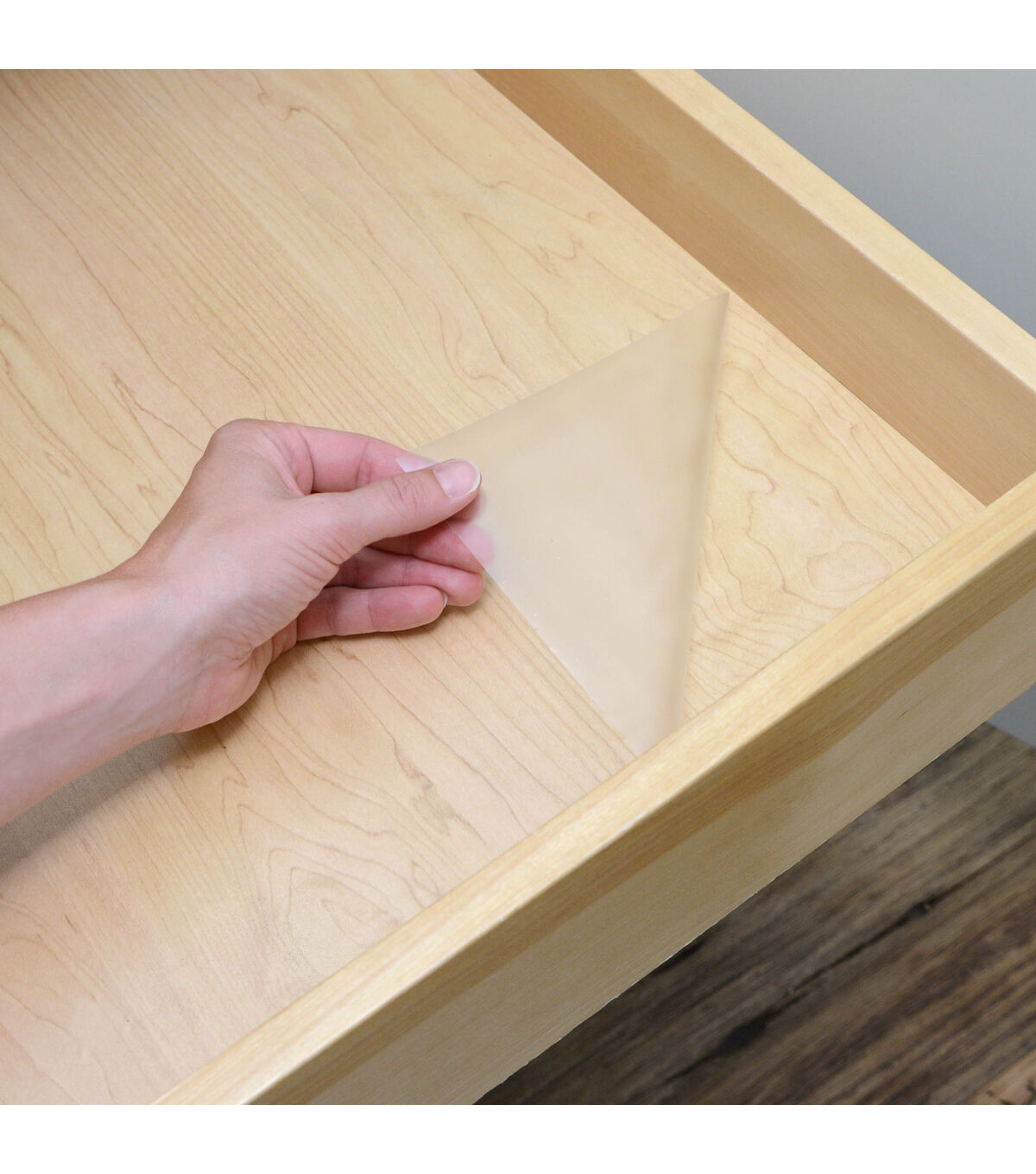 Con-Tact Shelf Liner Clear Matte Adhesive 18inx20ft Peel & Stick