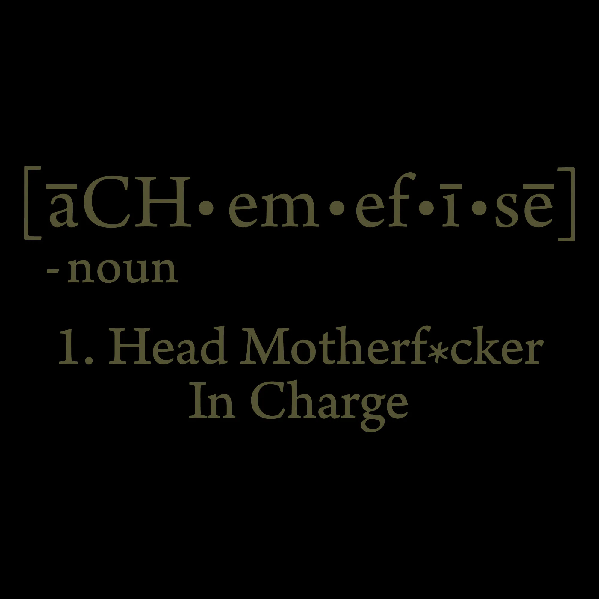 HMFIC T-Shirt - Black